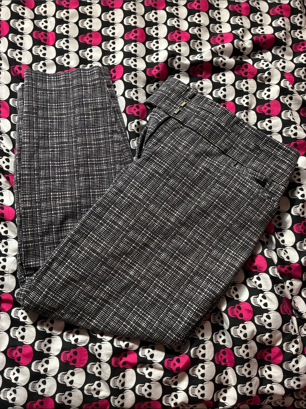 Gingham dress pants
